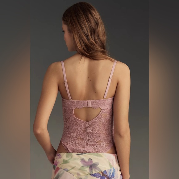 NWT By Anthropologie Asymmetrical Painterly Floral Midi Skirt - Picture 4 of 8